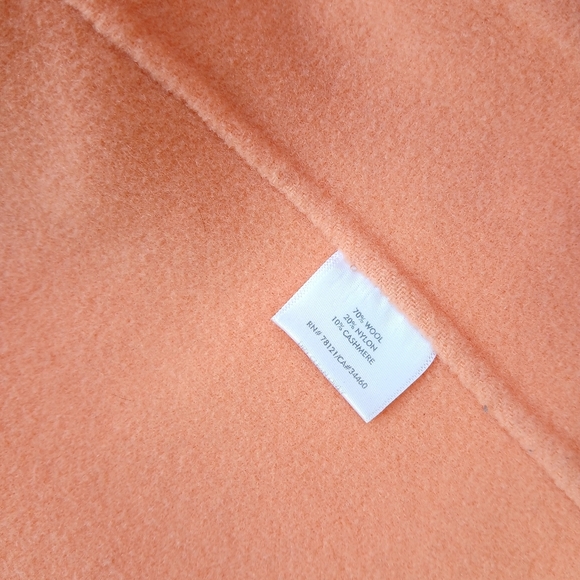Eileen Fisher Wool Cashmere Sweater Orange Peach PS - Picture 5 of 8